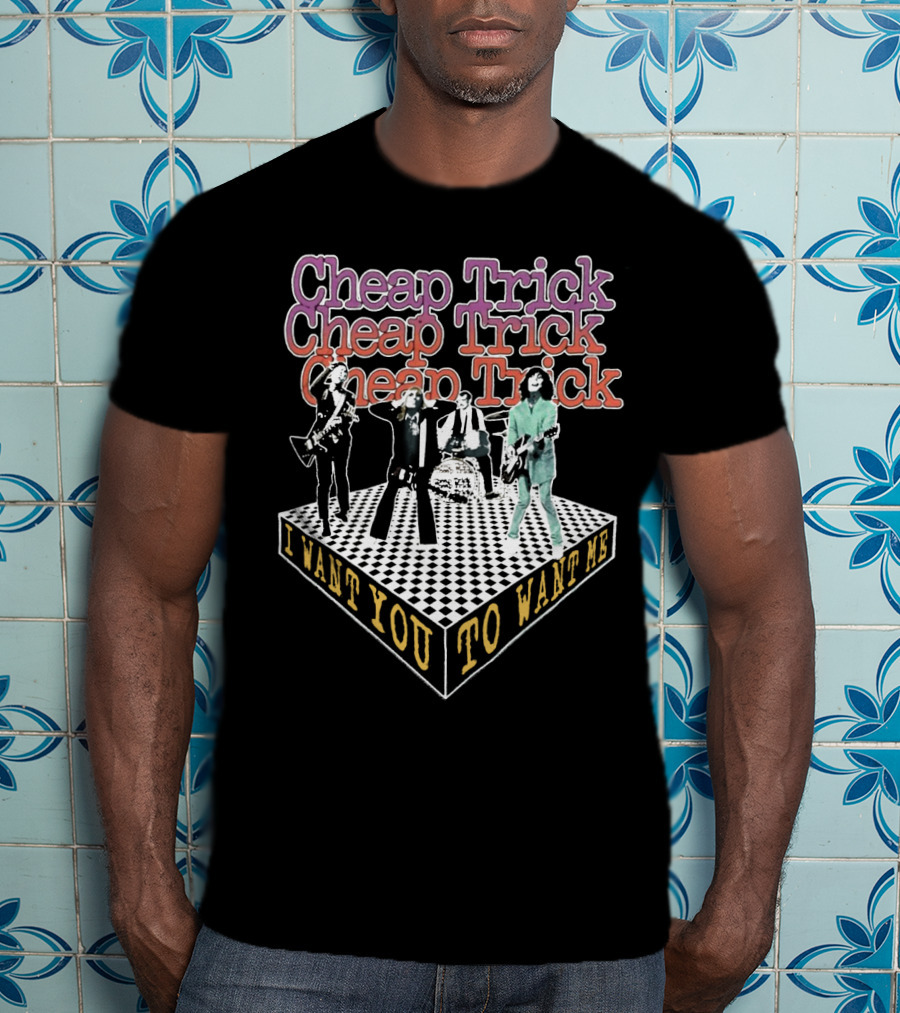 Cheap Trick I Want You To Want Me Retro Band Art T-Shirt