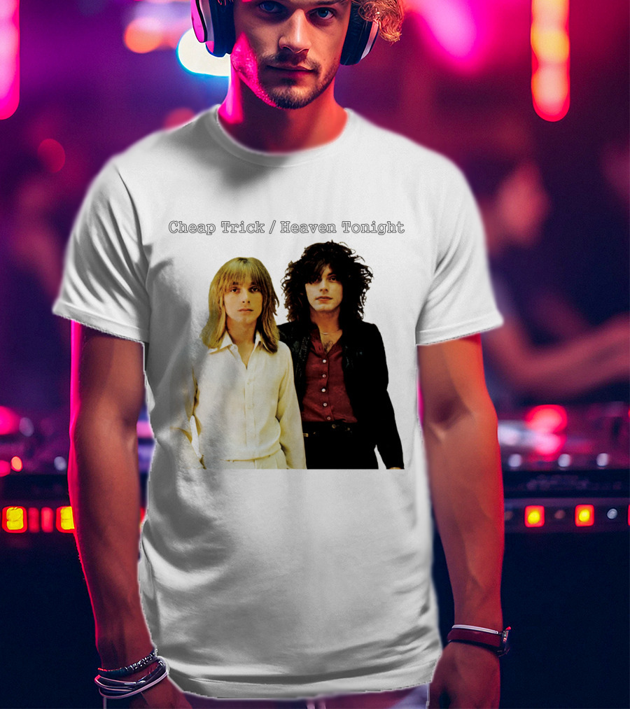 Cheap Trick Heaven Tonight Album Cover 1978 T-Shirt