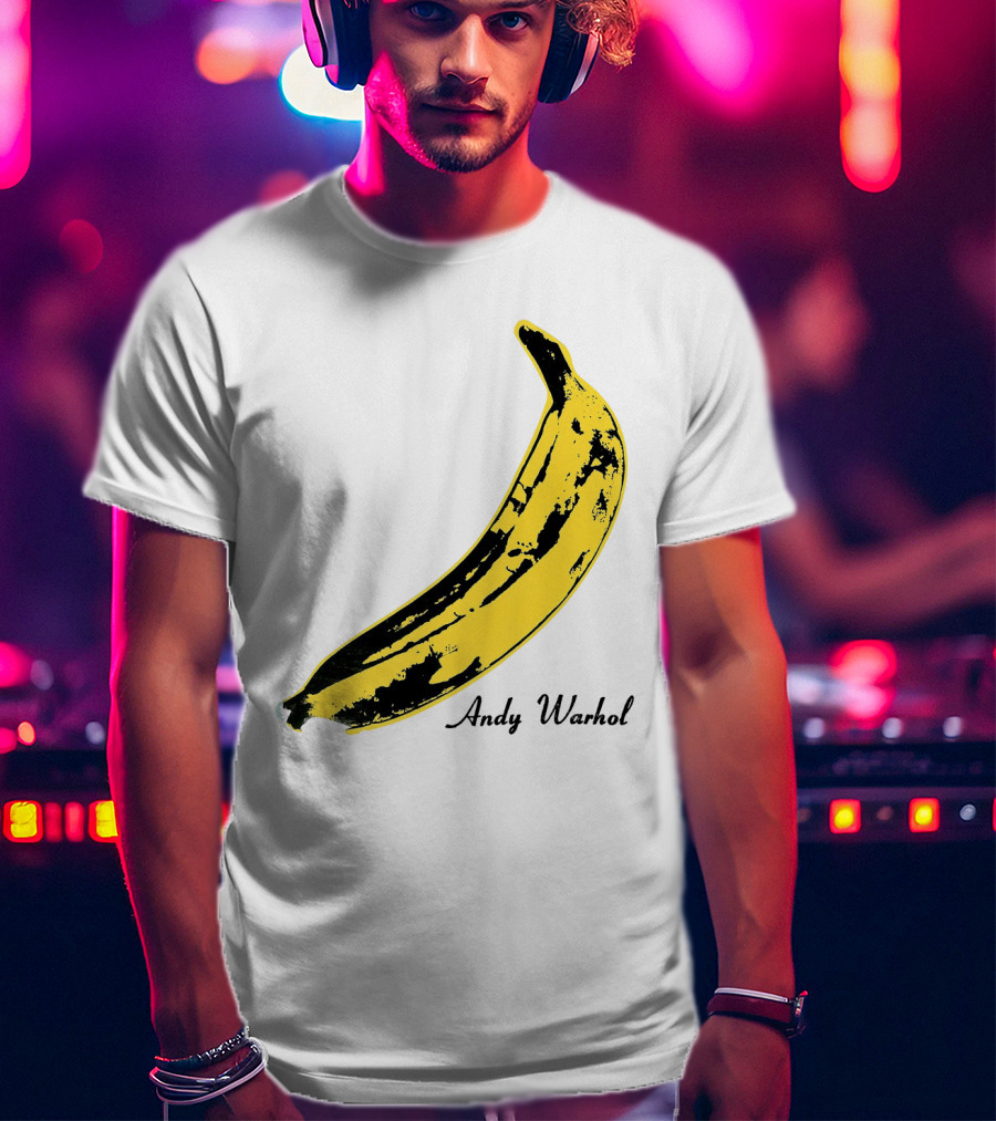 Andy Warhol Banana Art Tvu T-Shirt