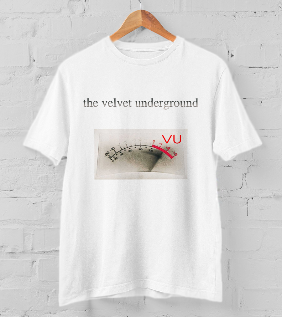 The Velvet Underground Vu Meter Iconic Album Artwork T-Shirt