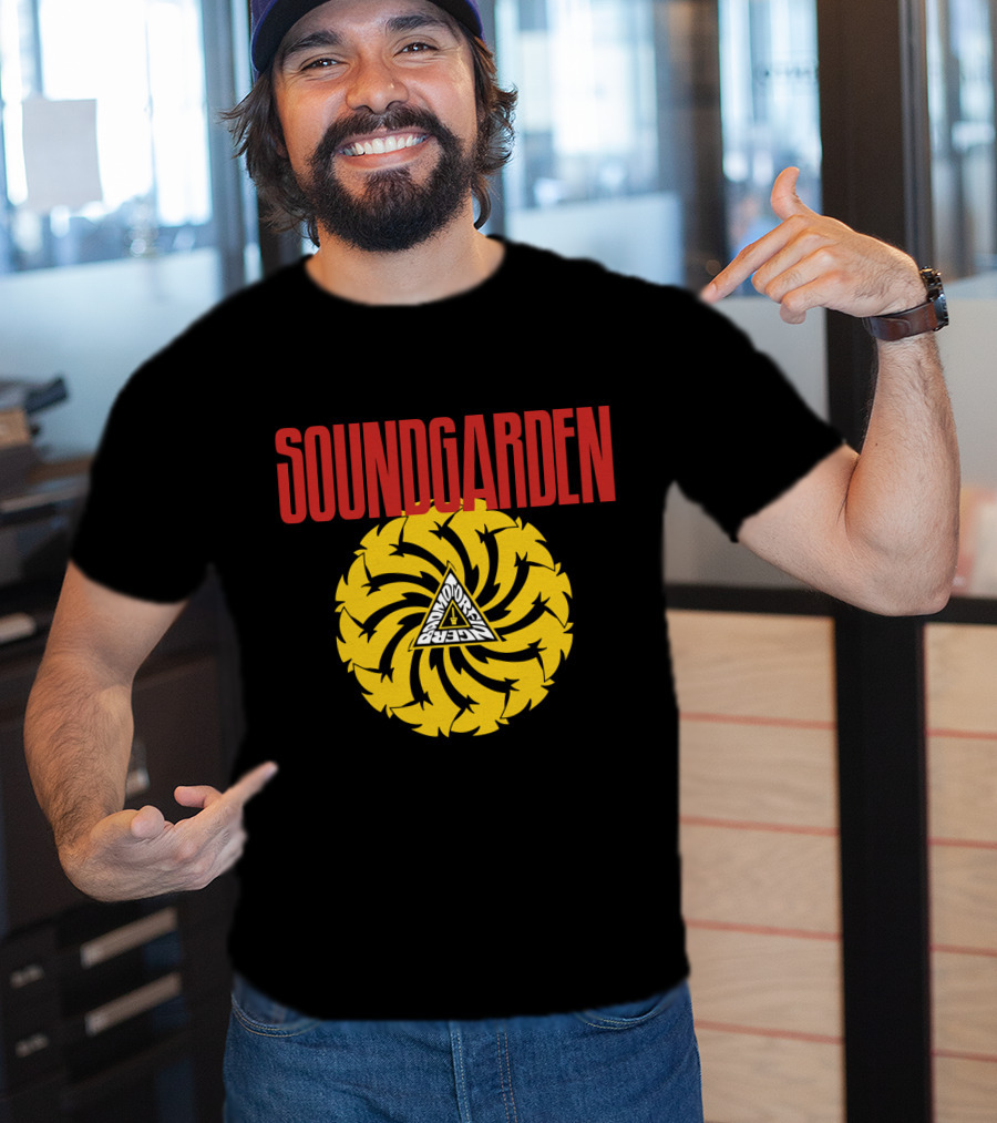 Soundgarden Yellow Spiral T-Shirt