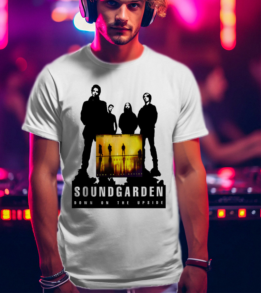Soundgarden Down On The Upside Album Silhouette Artwork T-Shirt