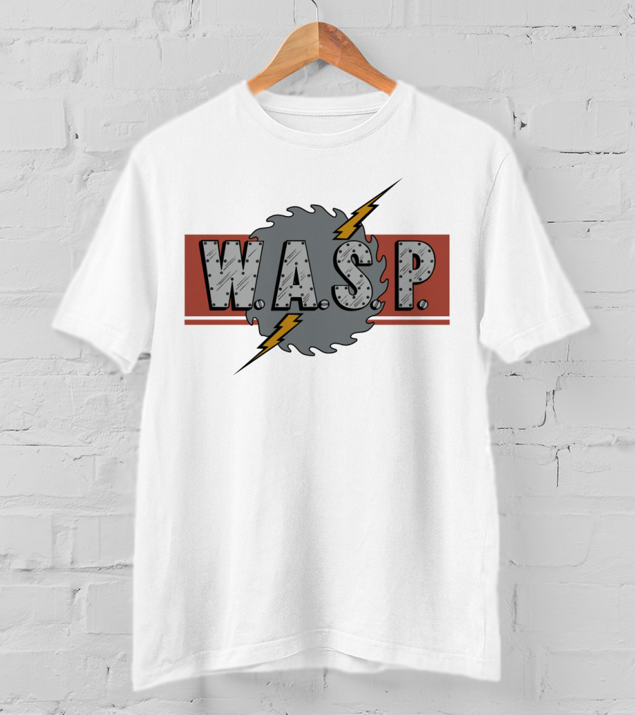 W.A.S.P. Lightning Saw Blade T-Shirt