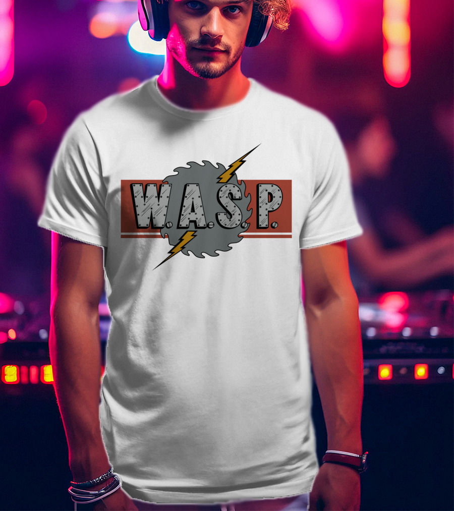 W.A.S.P. Lightning Saw Blade T-Shirt