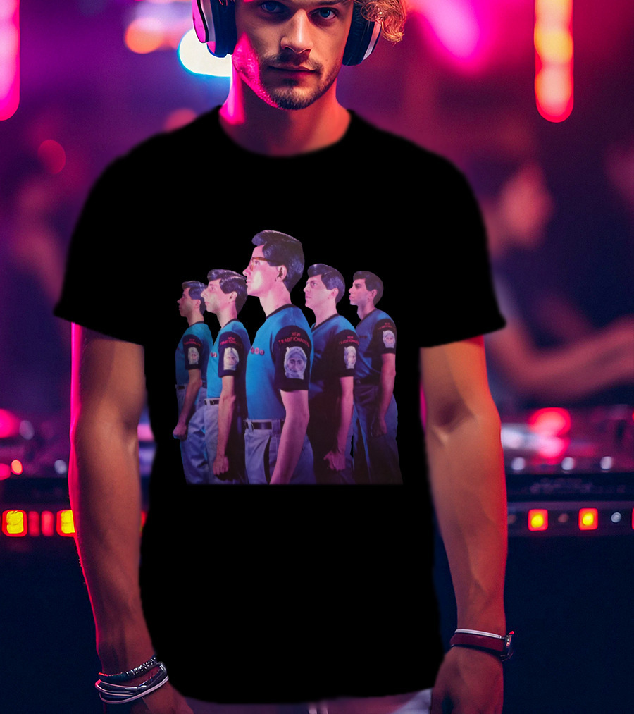 Kraftwerk The Man Machine Inspired  New Traditions Retro Style T-Shirt