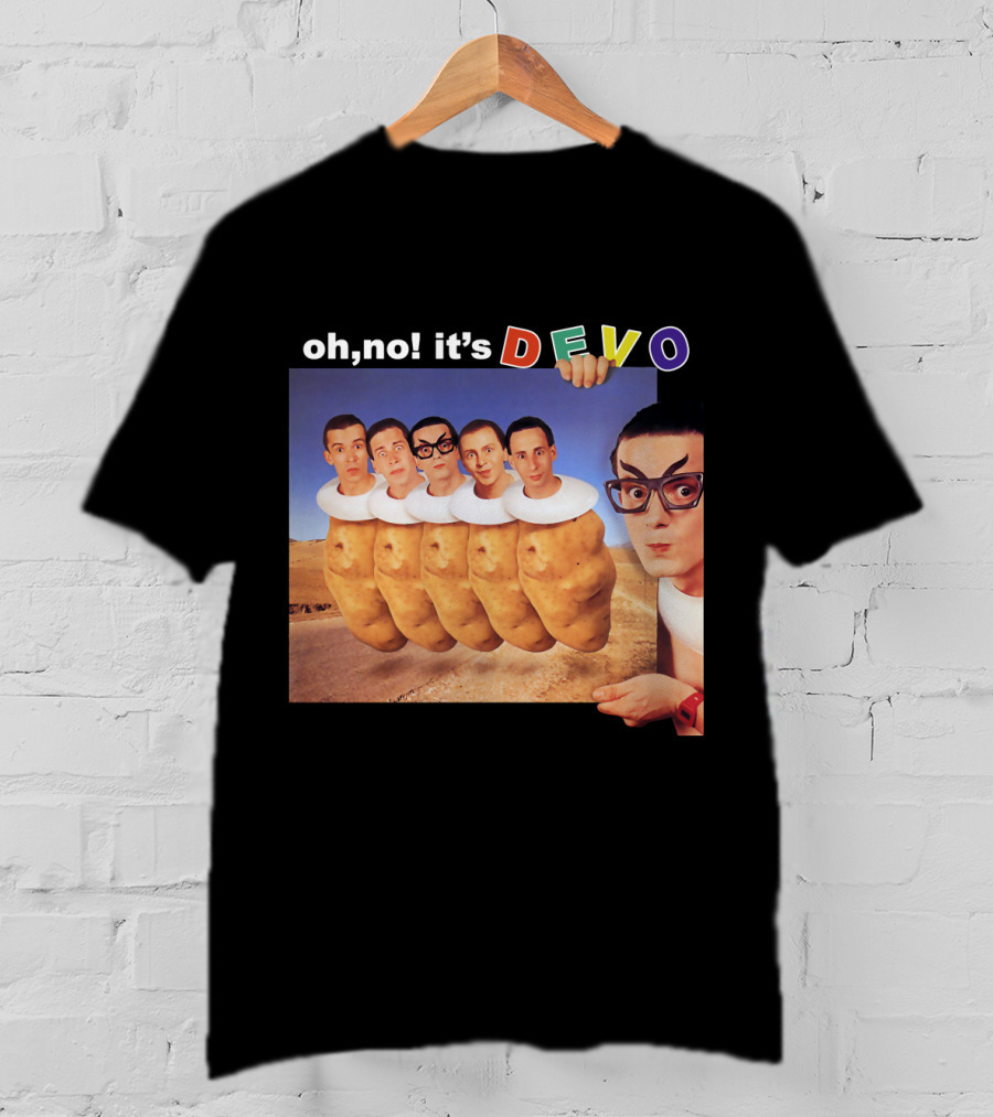Oh No It's Devo Band Potato Heads T-Shirt