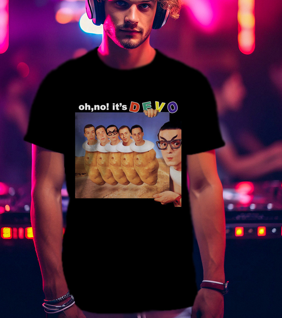 Oh No It's Devo Band Potato Heads T-Shirt