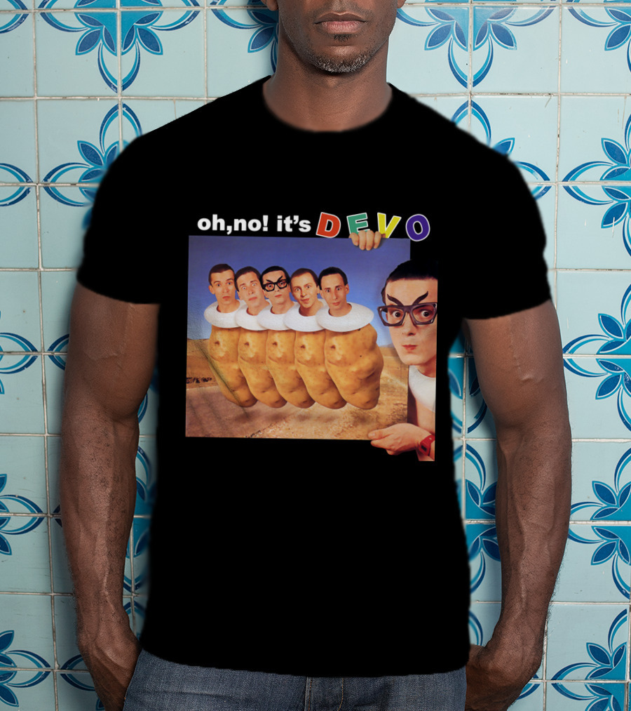 Oh No It's Devo Band Potato Heads T-Shirt