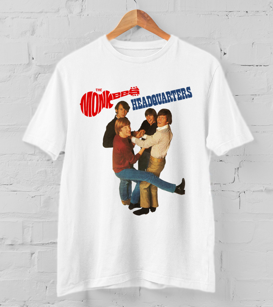 The Monkees Headquarters Album Cover Group Photo T-Shirt