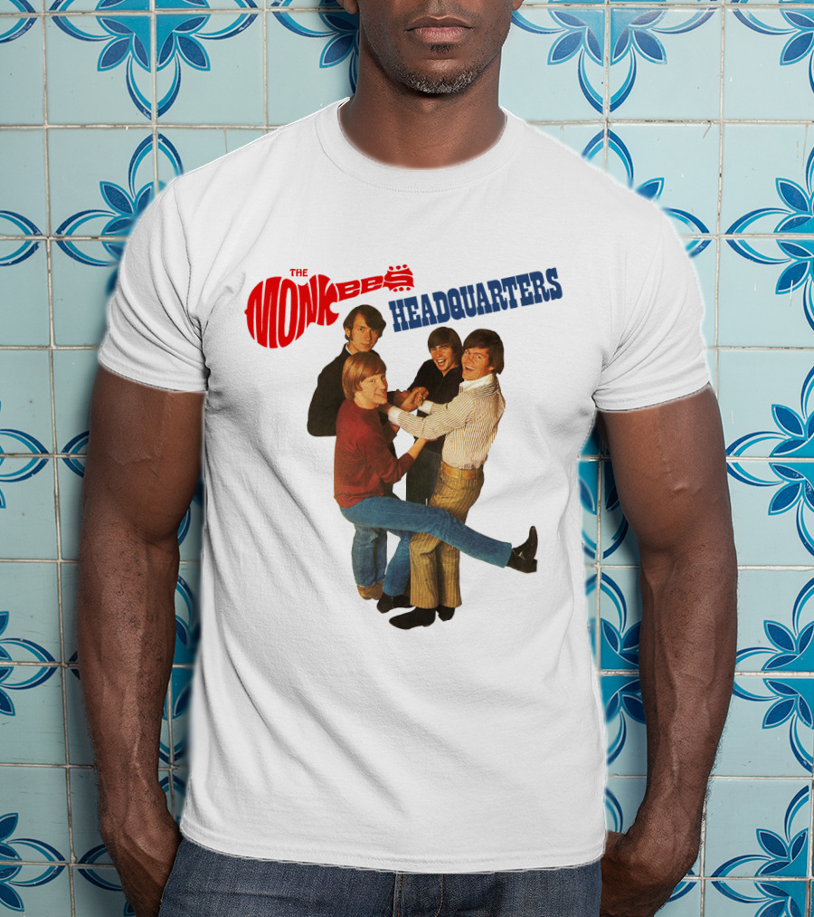 The Monkees Headquarters Album Cover Group Photo T-Shirt