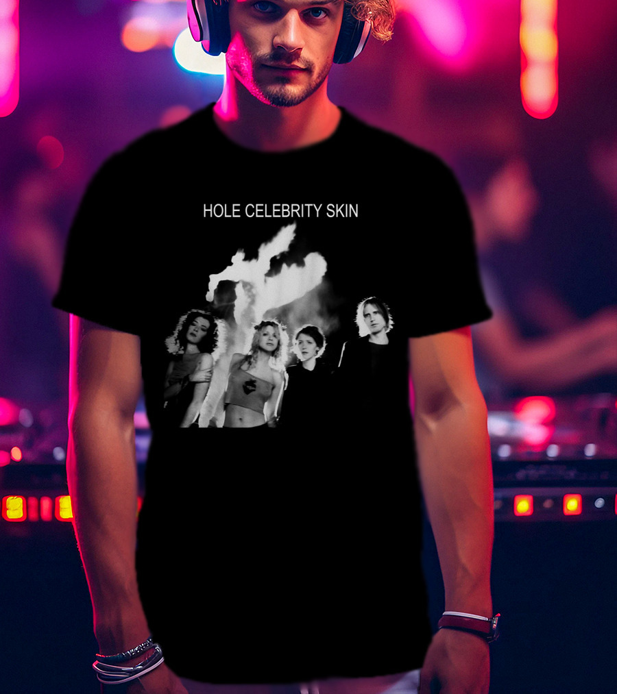 Hole Celebrity Skin T-Shirt