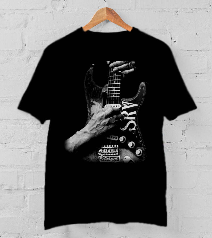 Srv Custom Guitar Iconic Hand Pose T-Shirt