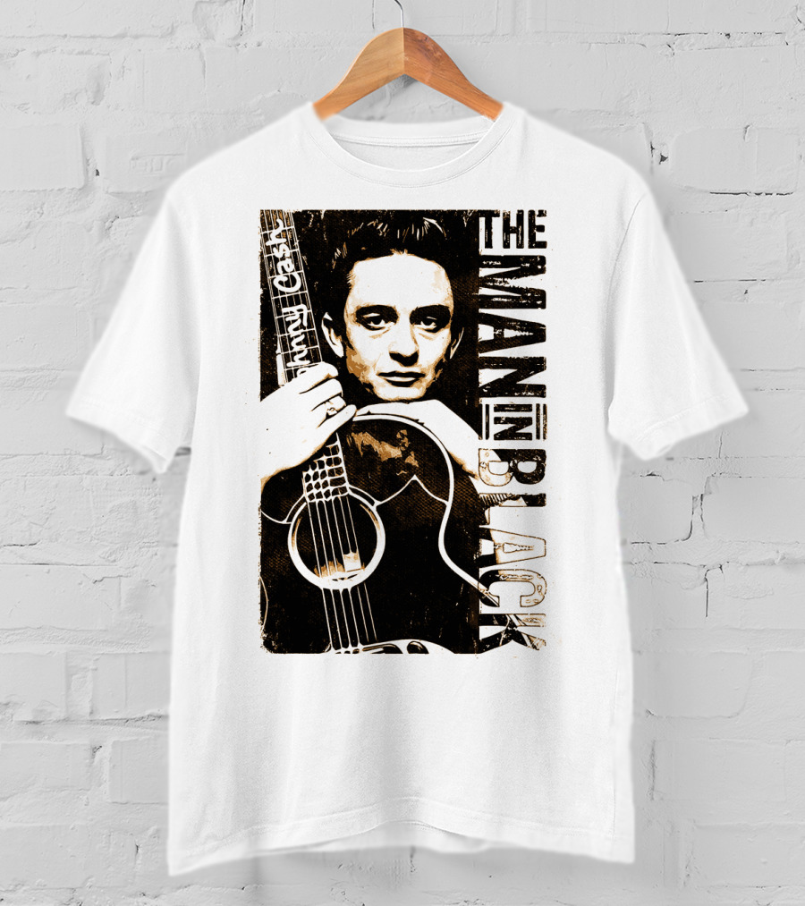 Johnny Cash The Man In Black T-Shirt
