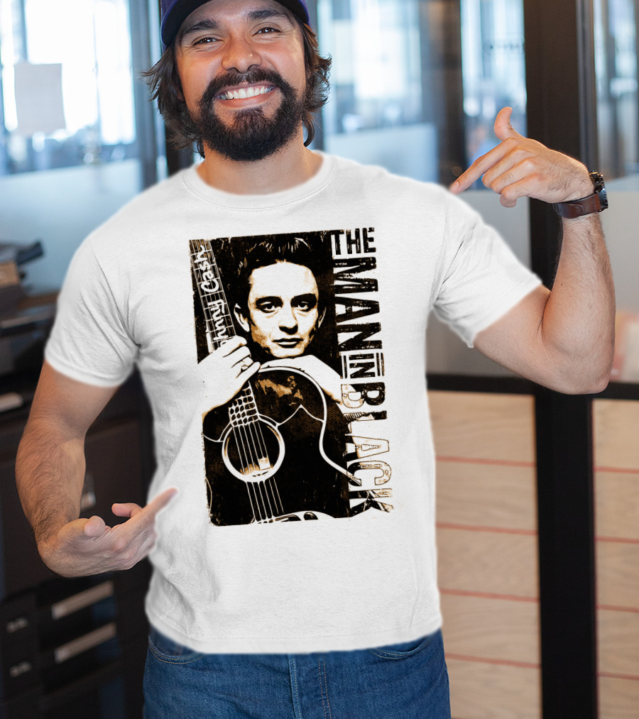 Johnny Cash The Man In Black T-Shirt