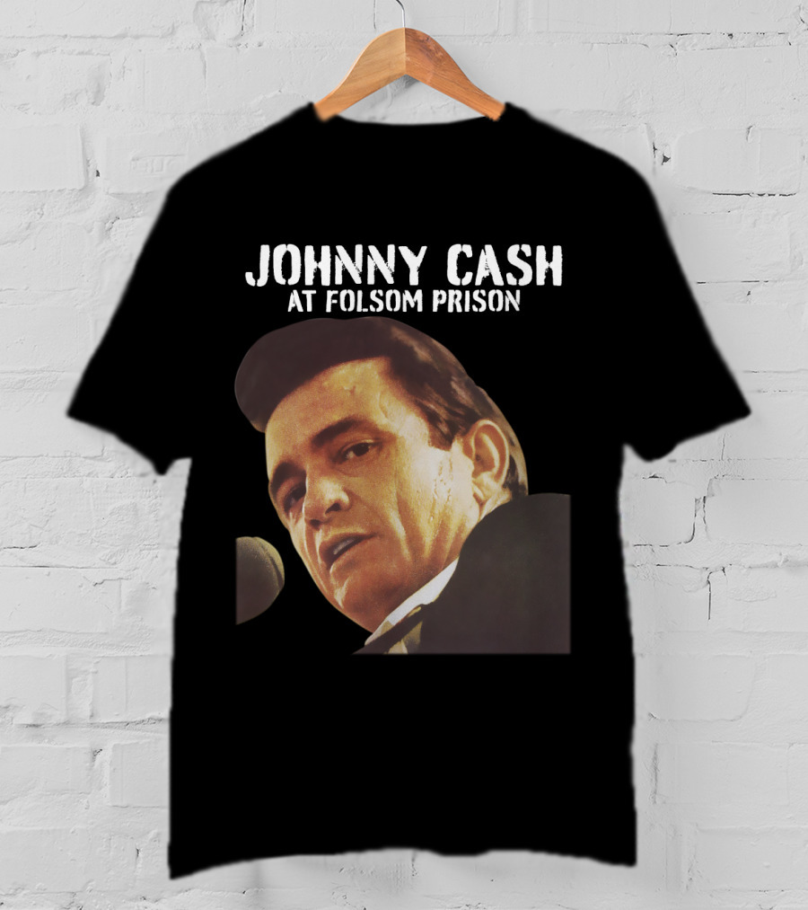 Johnny Cash At Folsom Prison T-Shirt