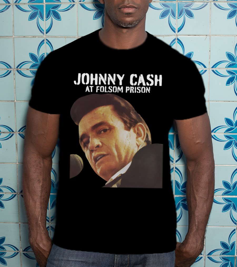 Johnny Cash At Folsom Prison T-Shirt