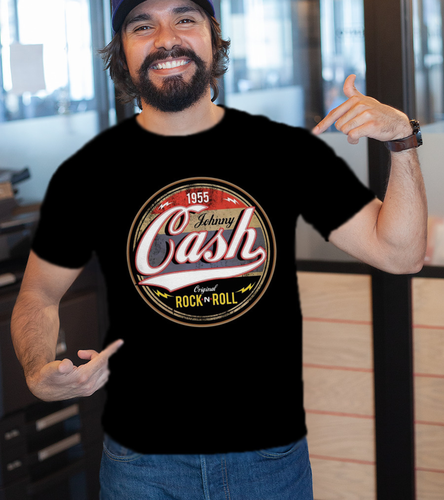 Johnny Cash 1955 Original Rock N Roll T-Shirt