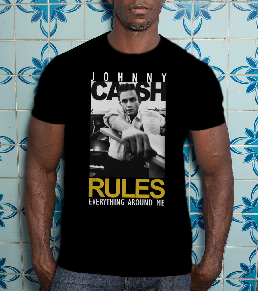 Johnny Cash Rules Everything Around Me T-Shirt