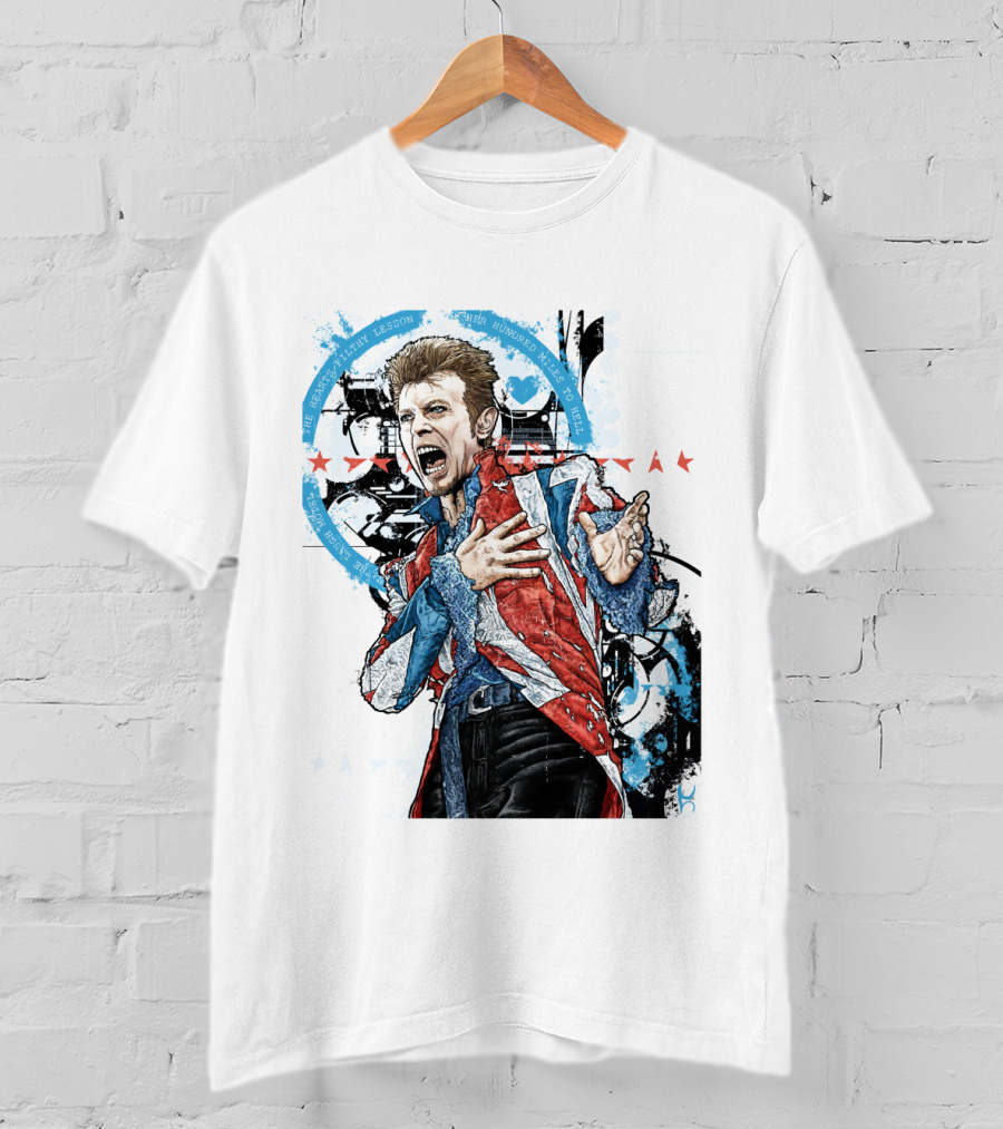 Db Blue Red Union Jacket Stars Iconic Expression T-Shirt