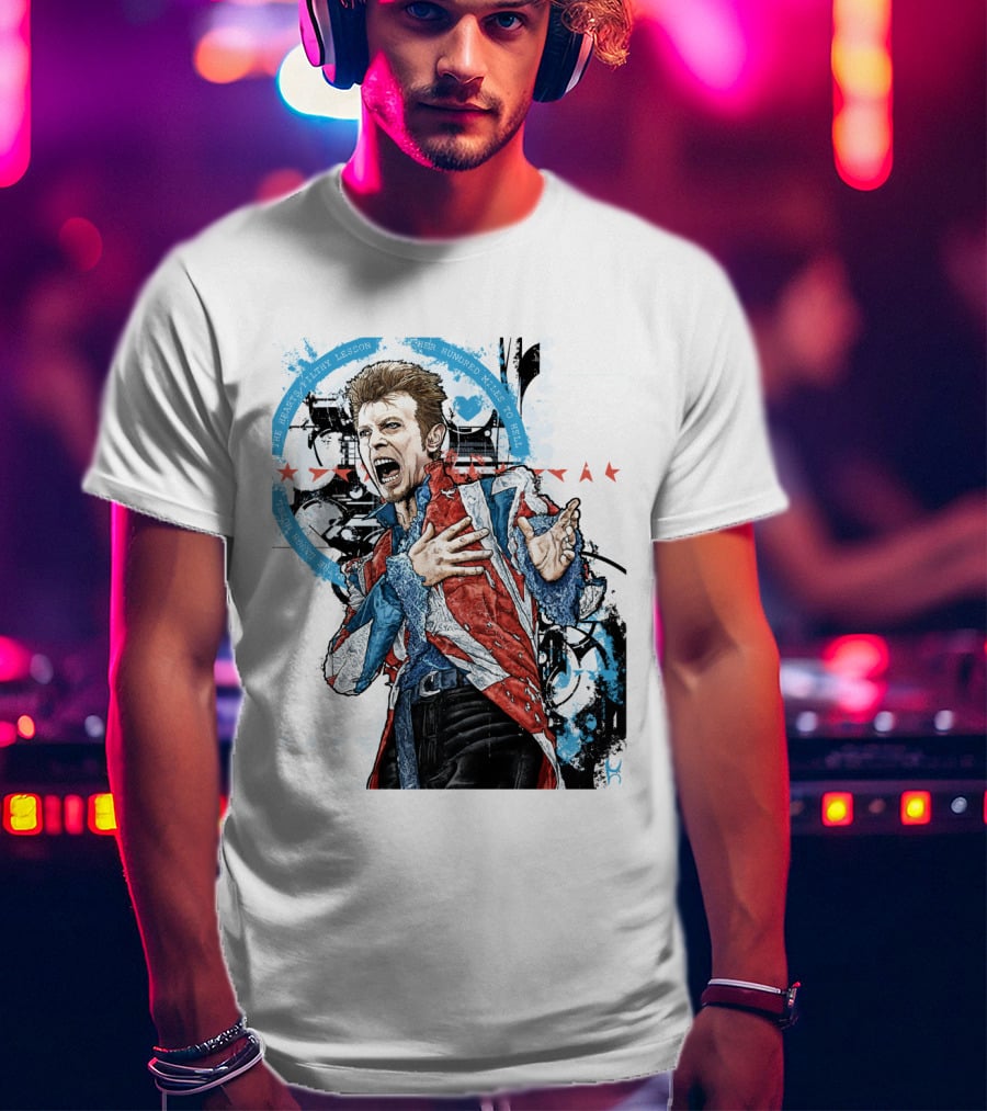 Db Blue Red Union Jacket Stars Iconic Expression T-Shirt