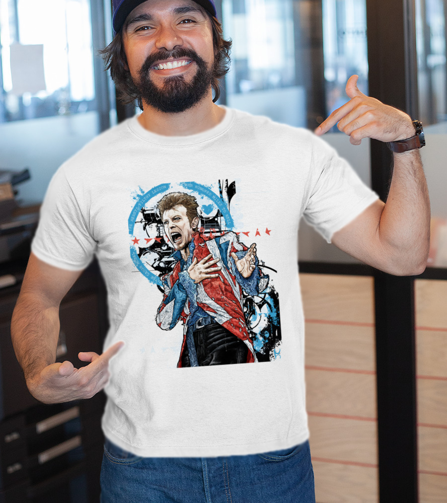 Db Blue Red Union Jacket Stars Iconic Expression T-Shirt