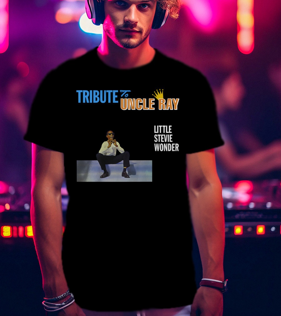 Tribute To Uncle Ray Little Stevie Wonder T-Shirt