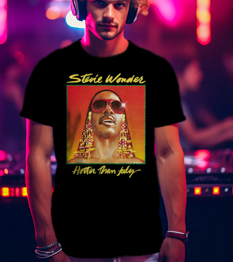 Stevie Wonder Hotter Than July T-Shirt