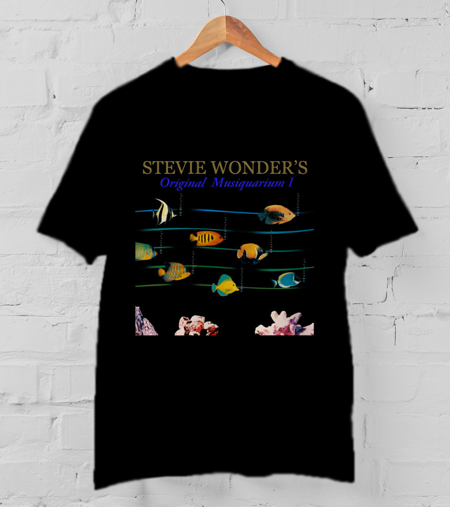 Stevie Wonder's Original Musiquarium I Fish T-Shirt