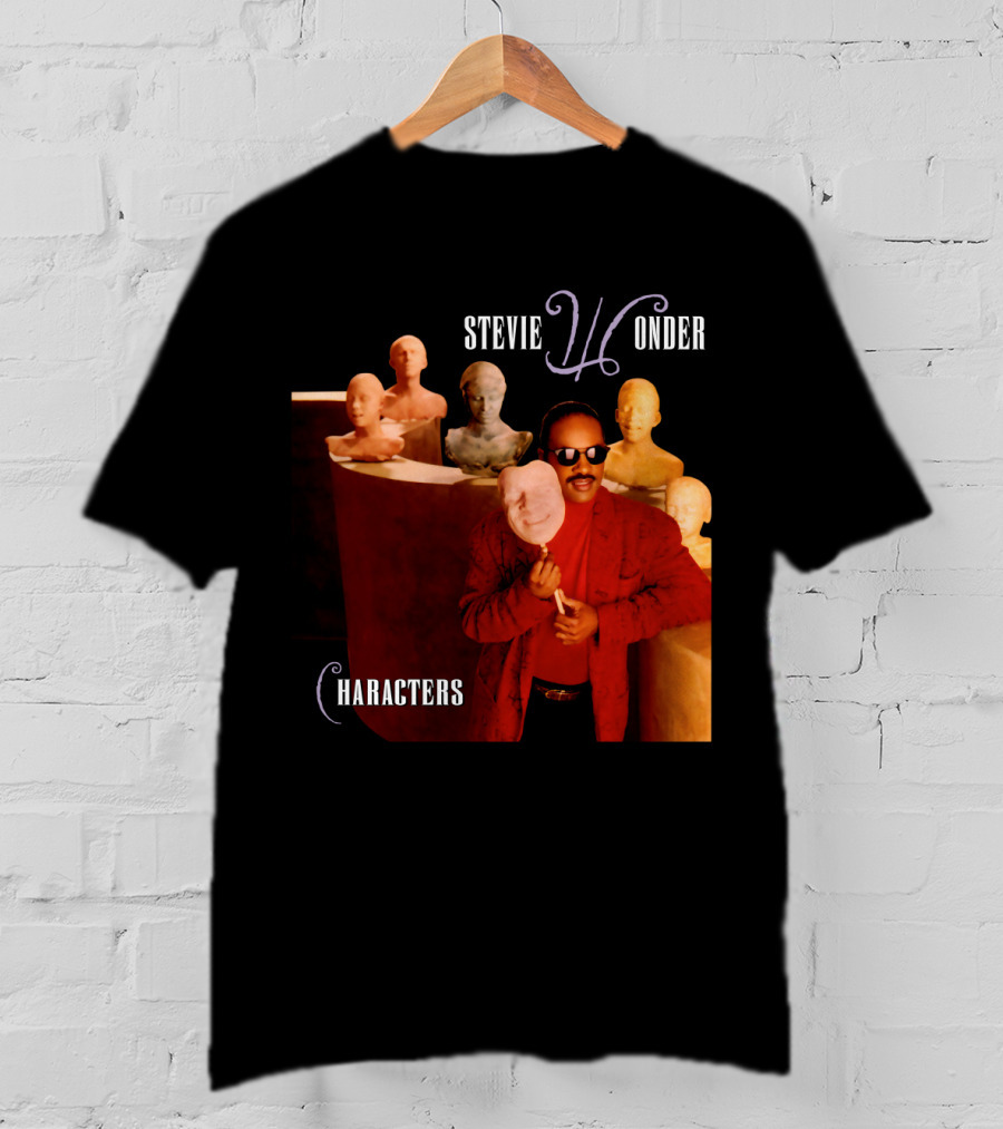 Stevie Wonder Characters T-Shirt