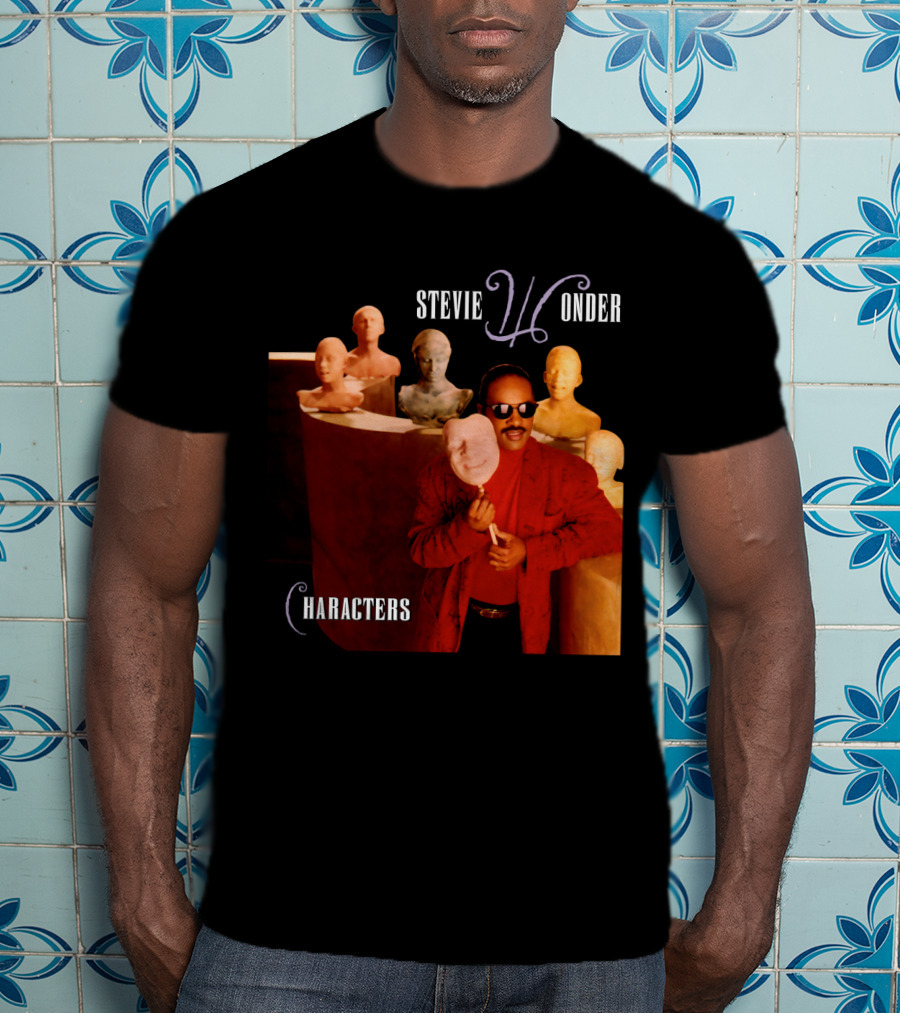 Stevie Wonder Characters T-Shirt