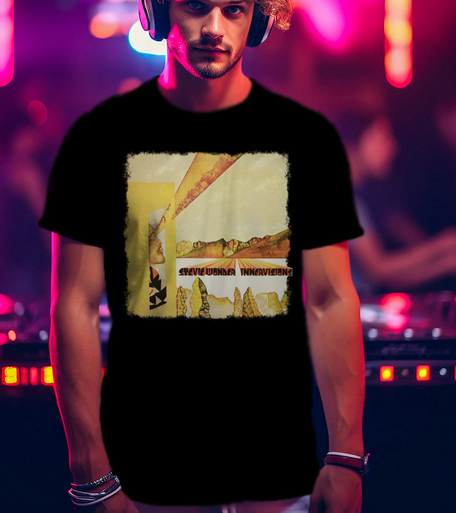 Stevie Wonder Innervisions Album Art Cover T-Shirt