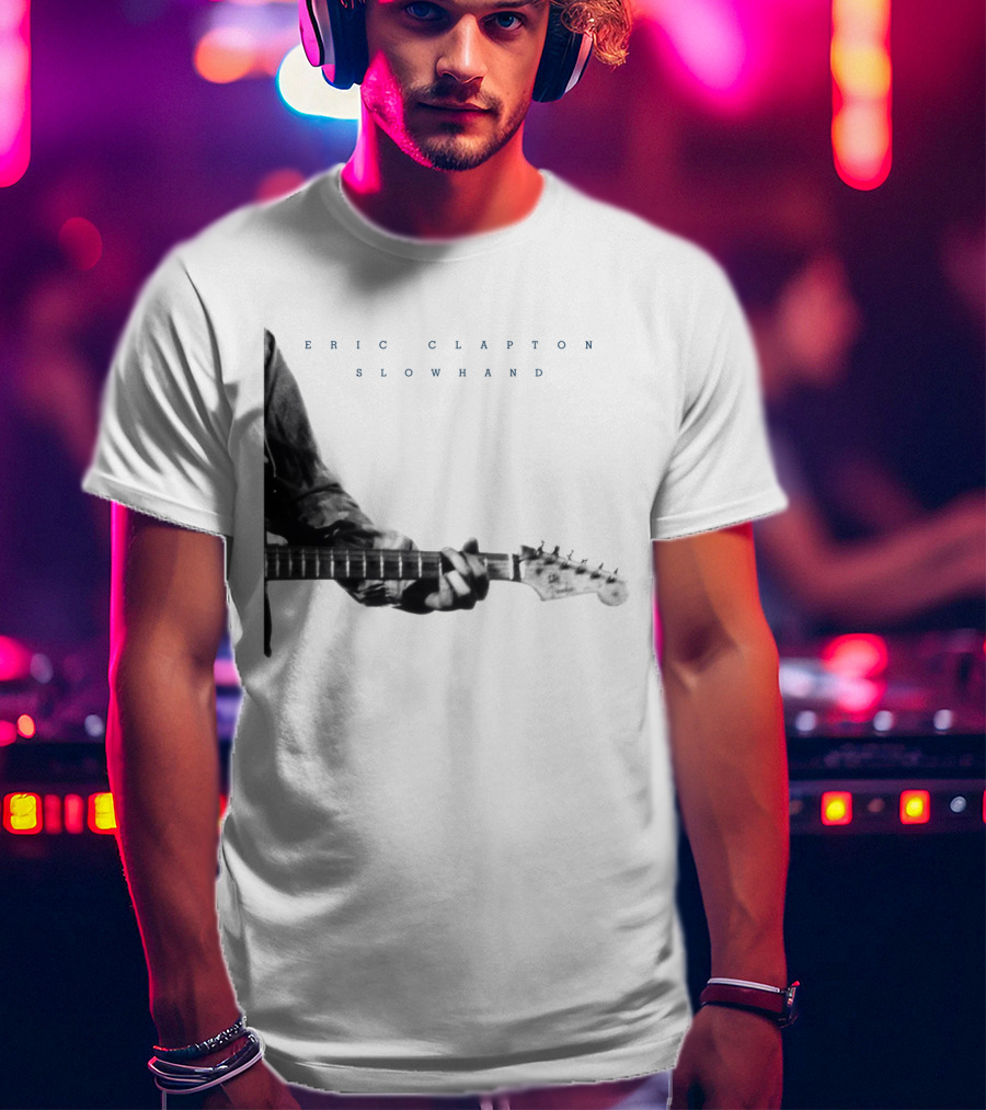 Eric Clapton Slowhand Album Cover Guitarist T-Shirt