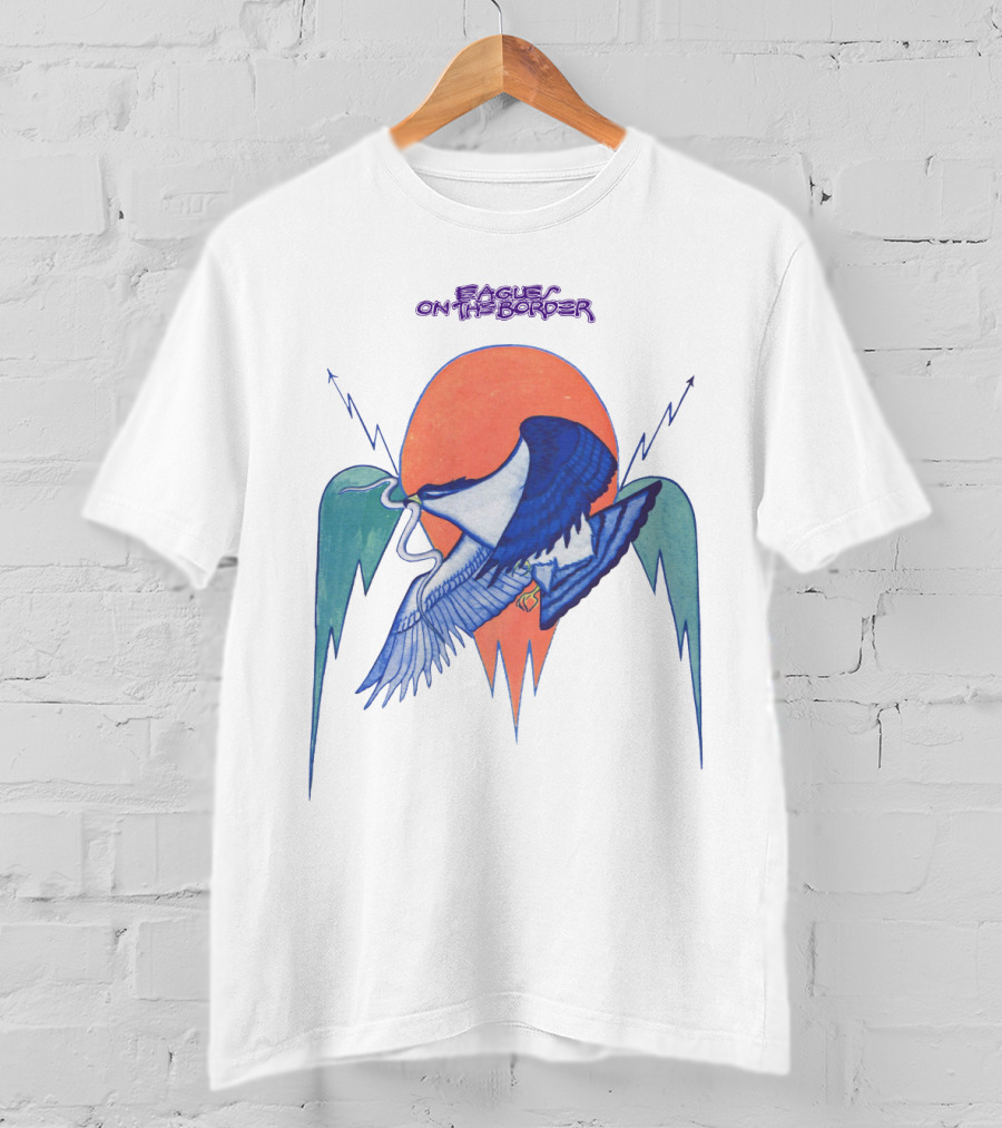Eagles On The Border Retro Album Art T-Shirt