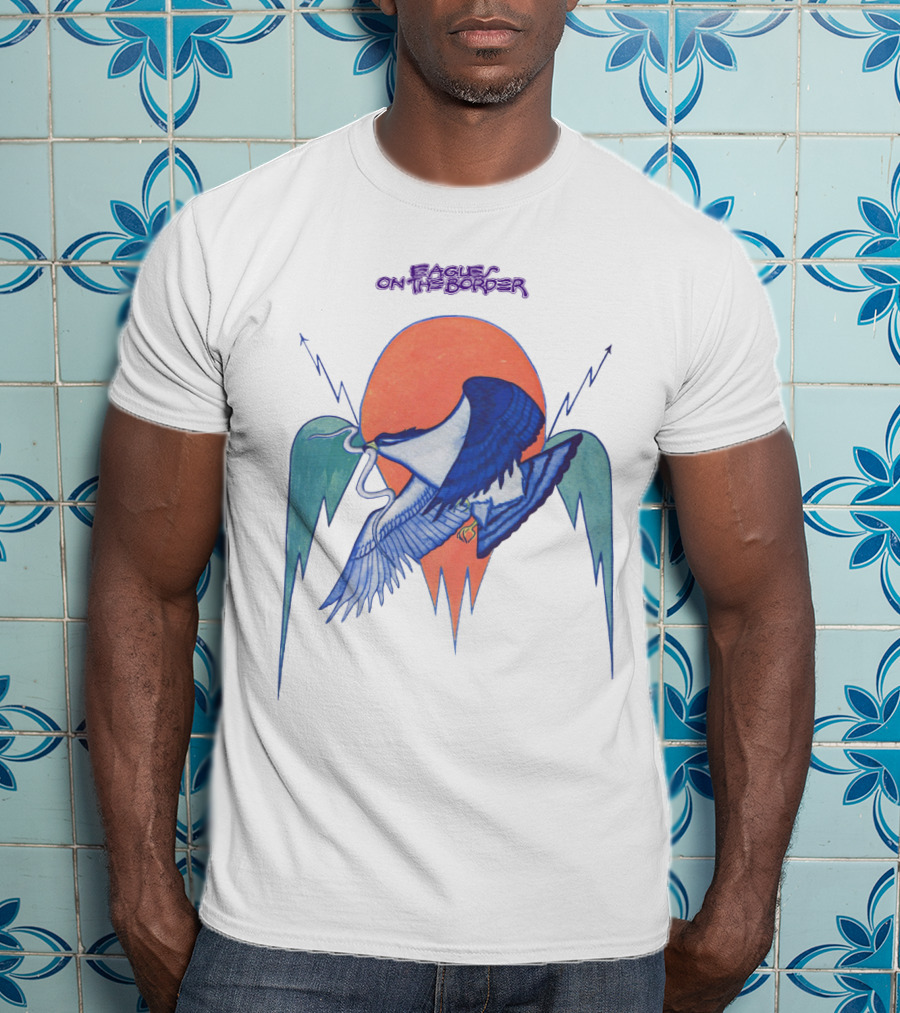Eagles On The Border Retro Album Art T-Shirt