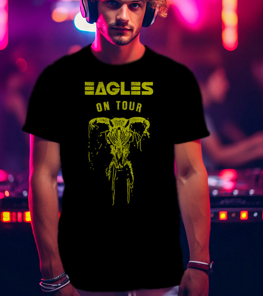 Eagles On Tour Vintage Skull T-Shirt