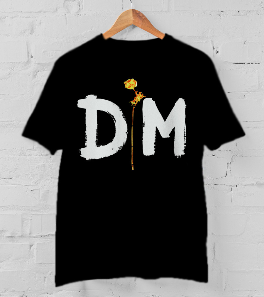 Floral Emblem Integration T-Shirt