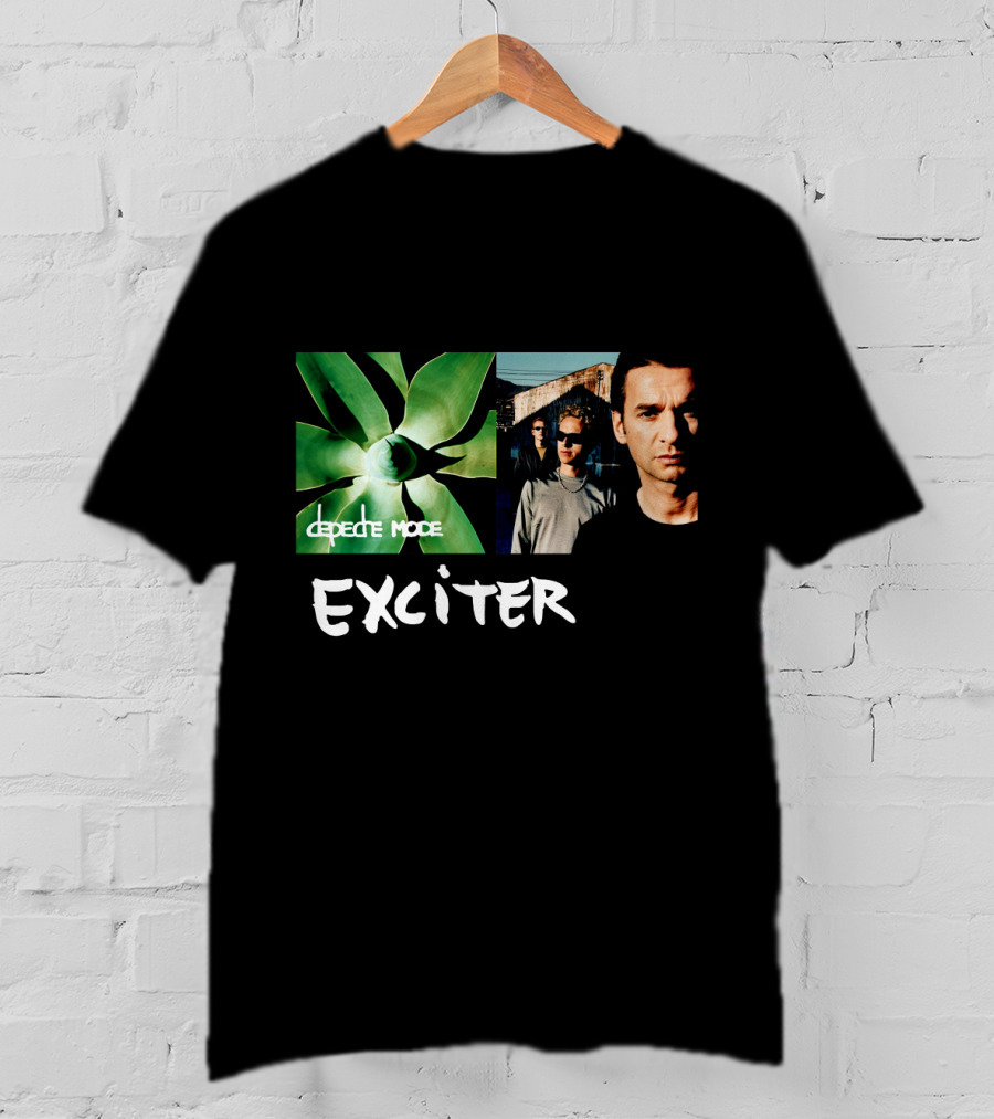 Depeche Mode Exciter Album Cover Plant And Band Members T-Shirt