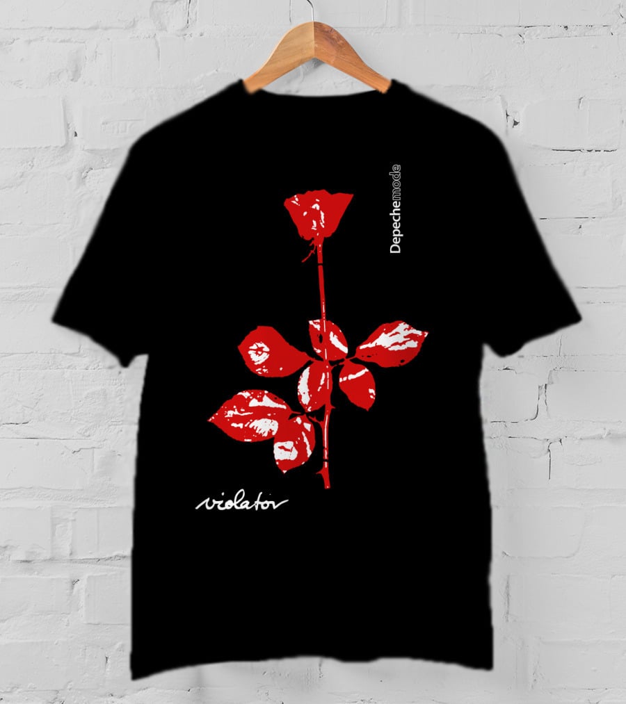 Depeche Mode Violator Red Rose T-Shirt