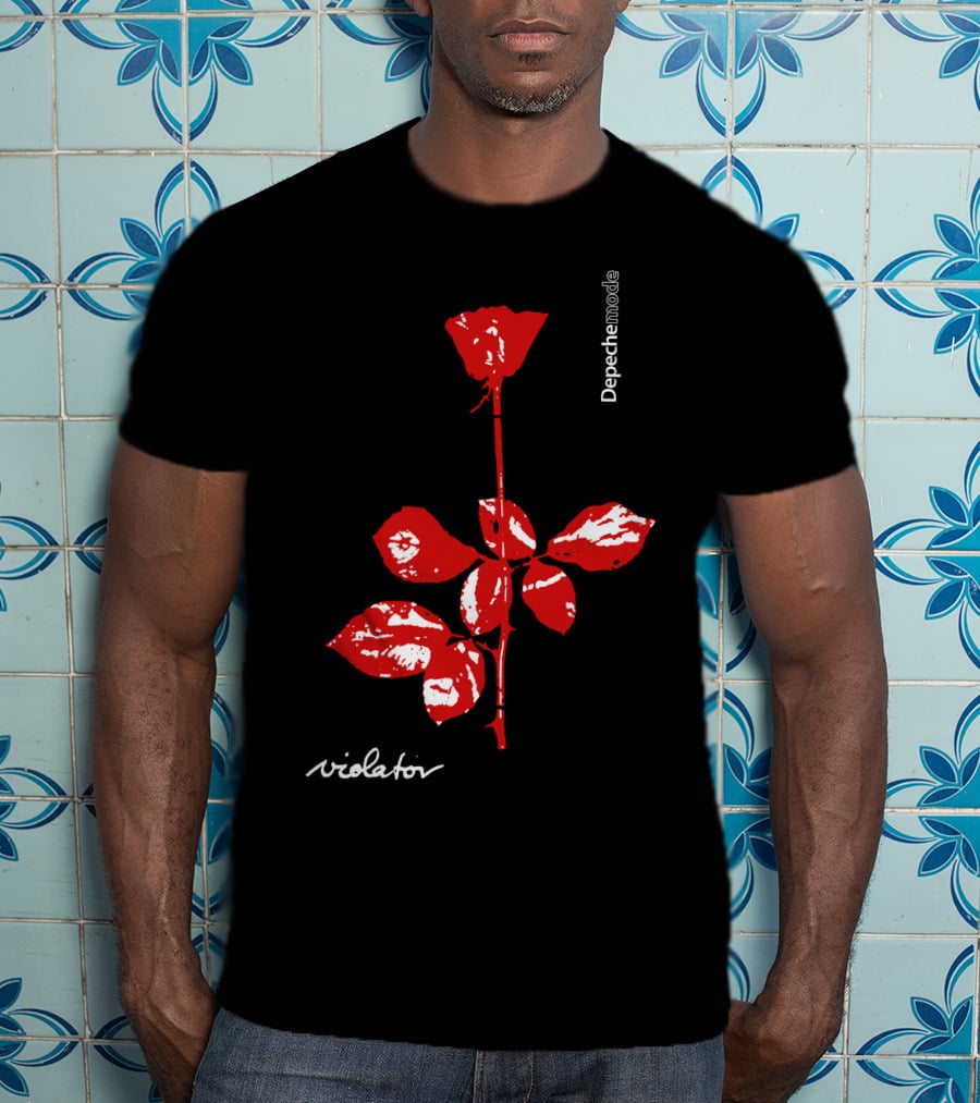 Depeche Mode Violator Red Rose T-Shirt