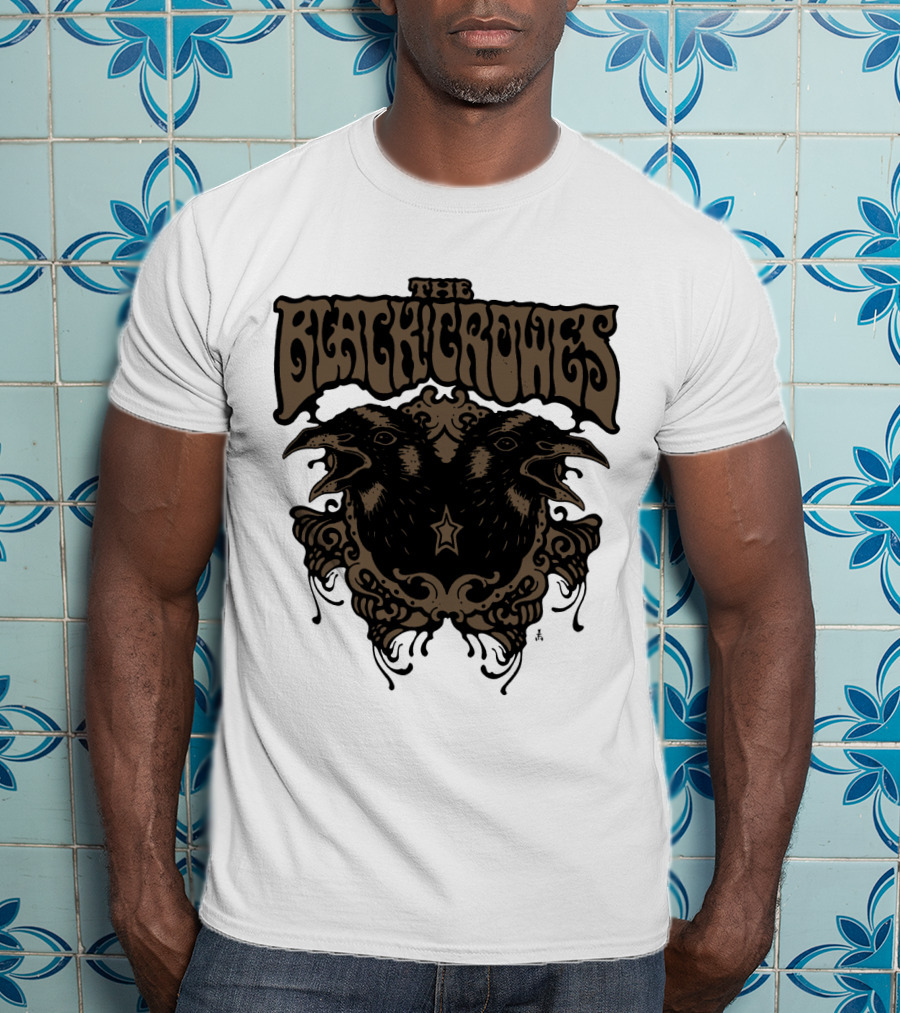 The Black Crowes Two Crows Ornate T-Shirt
