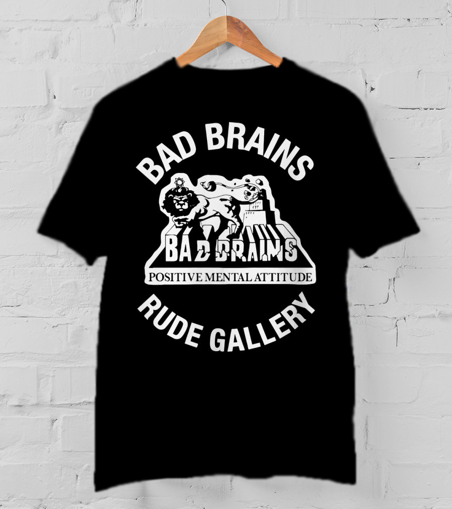 Bad Brains Positive Mental Attitude Rude Gallery T-Shirt