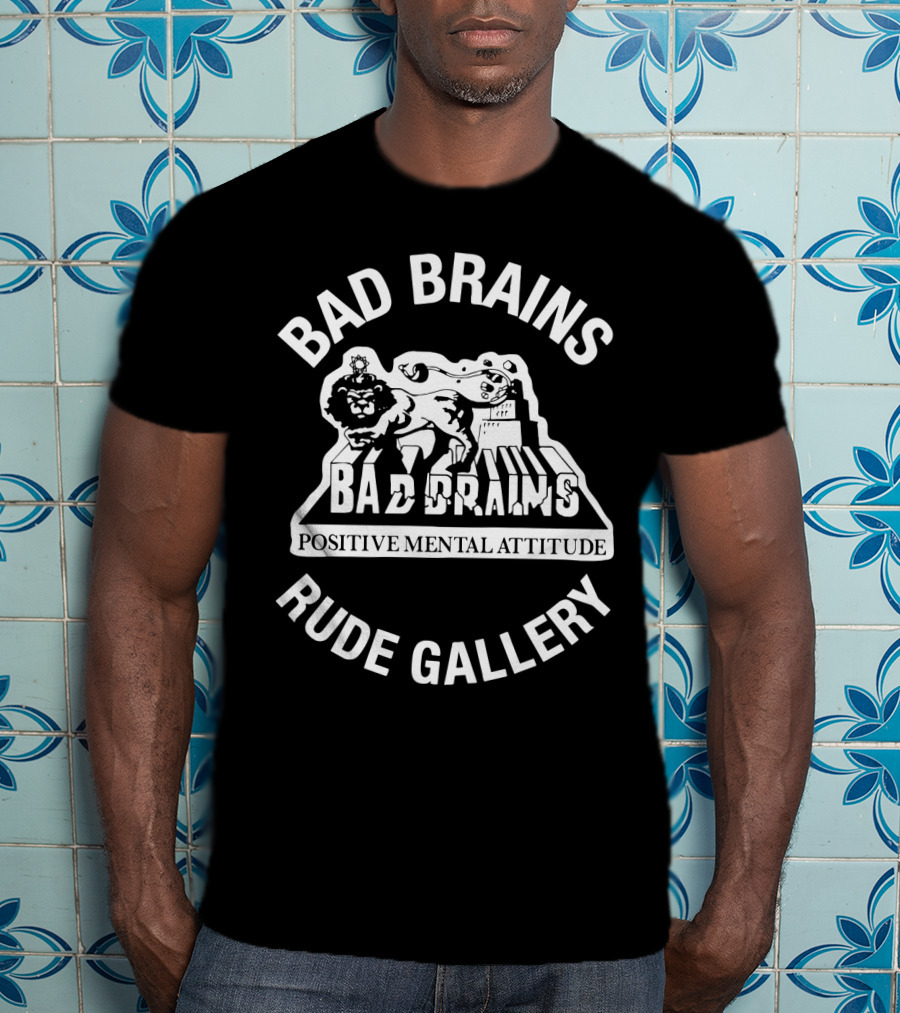 Bad Brains Positive Mental Attitude Rude Gallery T-Shirt