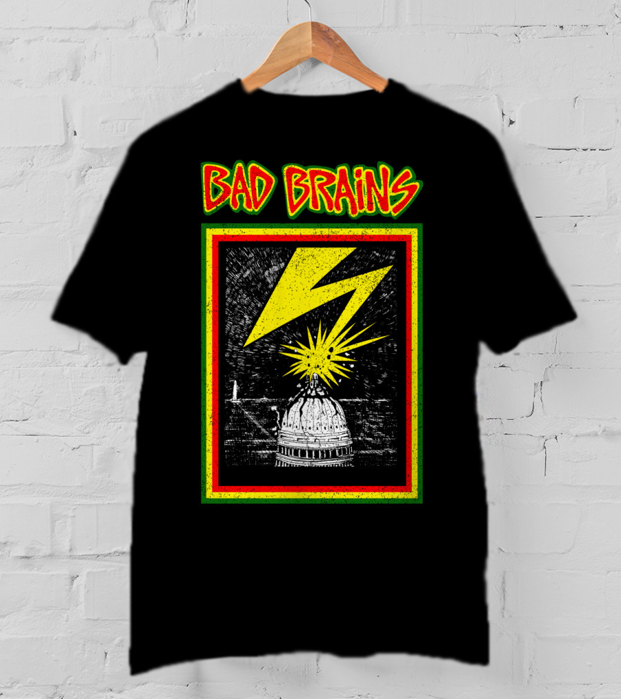 Bad Brains Capitol Lightning Bolt Explosion T-Shirt