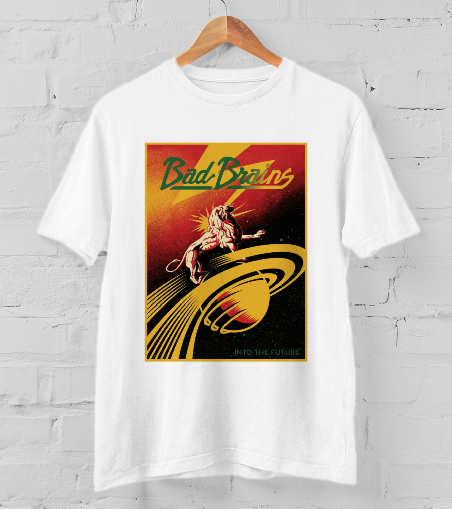 Bad Brains Into The Future Lion And Saturn T-Shirt