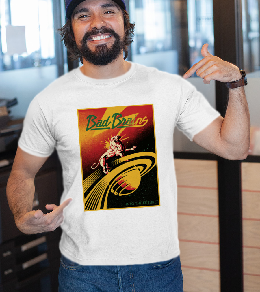 Bad Brains Into The Future Lion And Saturn T-Shirt
