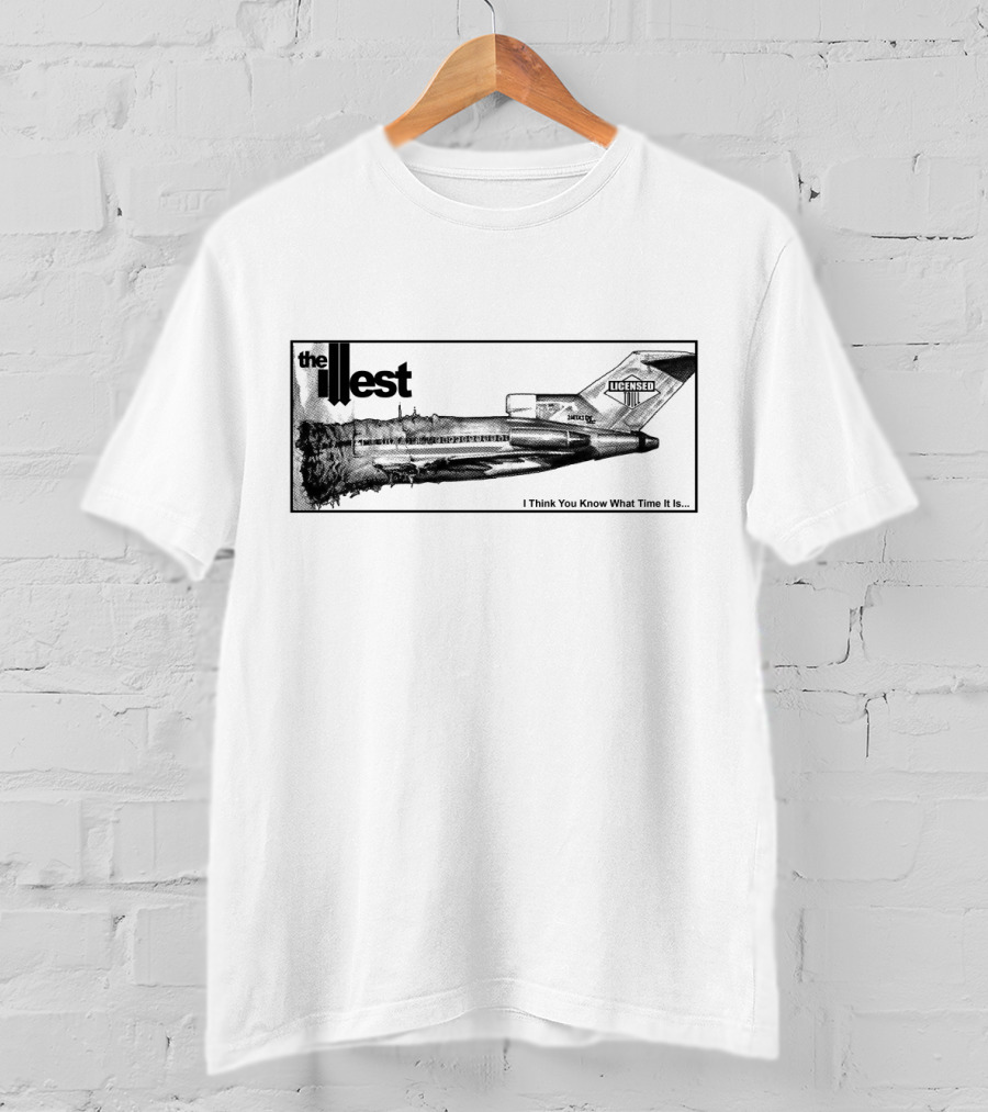 The Illest Airplane Licensed I Think You Know What Time It Is T-Shirt