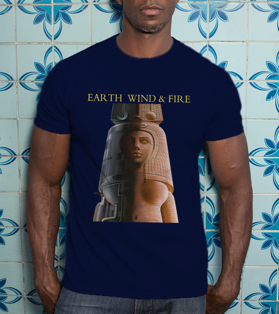 Earth Wind & Fire Iconic Futuristic Egyptian Pharaoh T-Shirt