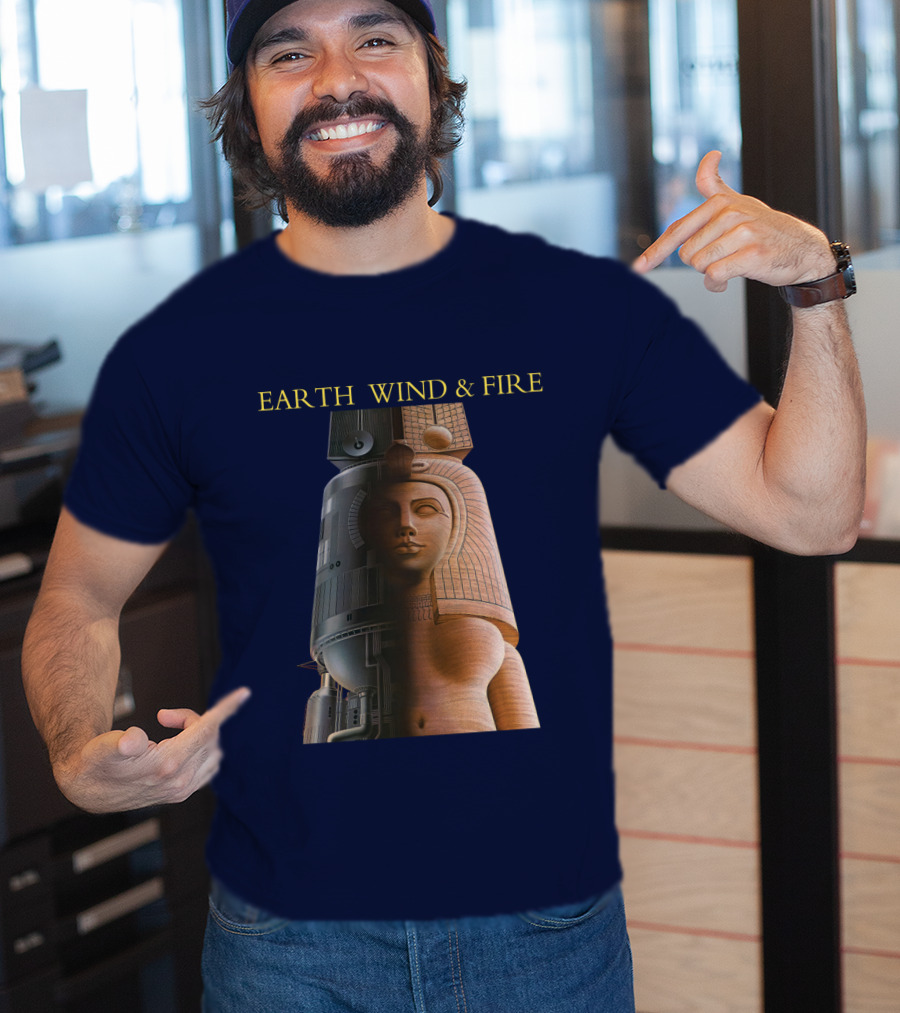 Earth Wind & Fire Iconic Futuristic Egyptian Pharaoh T-Shirt