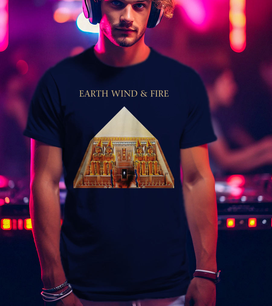 Earth Wind & Fire Pyramid Egyptian Theme T-Shirt