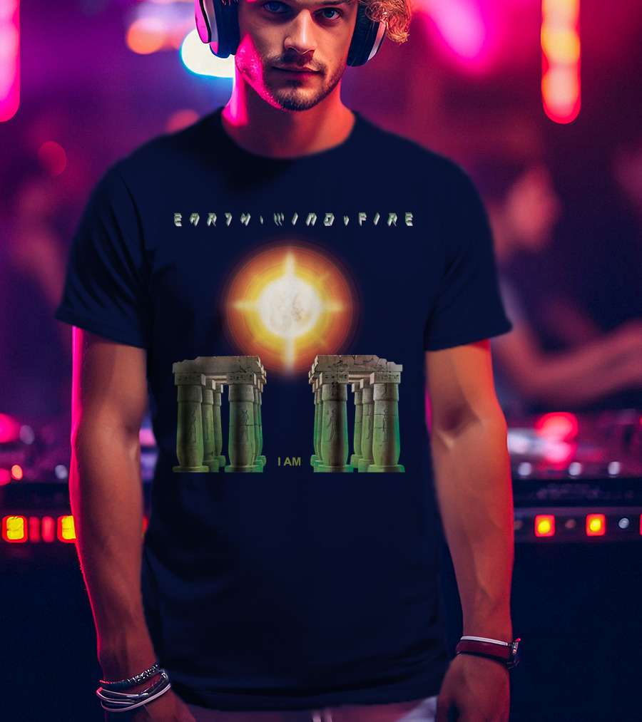 Earth Wind Fire I Am Sun Stonehenge Concept T-Shirt
